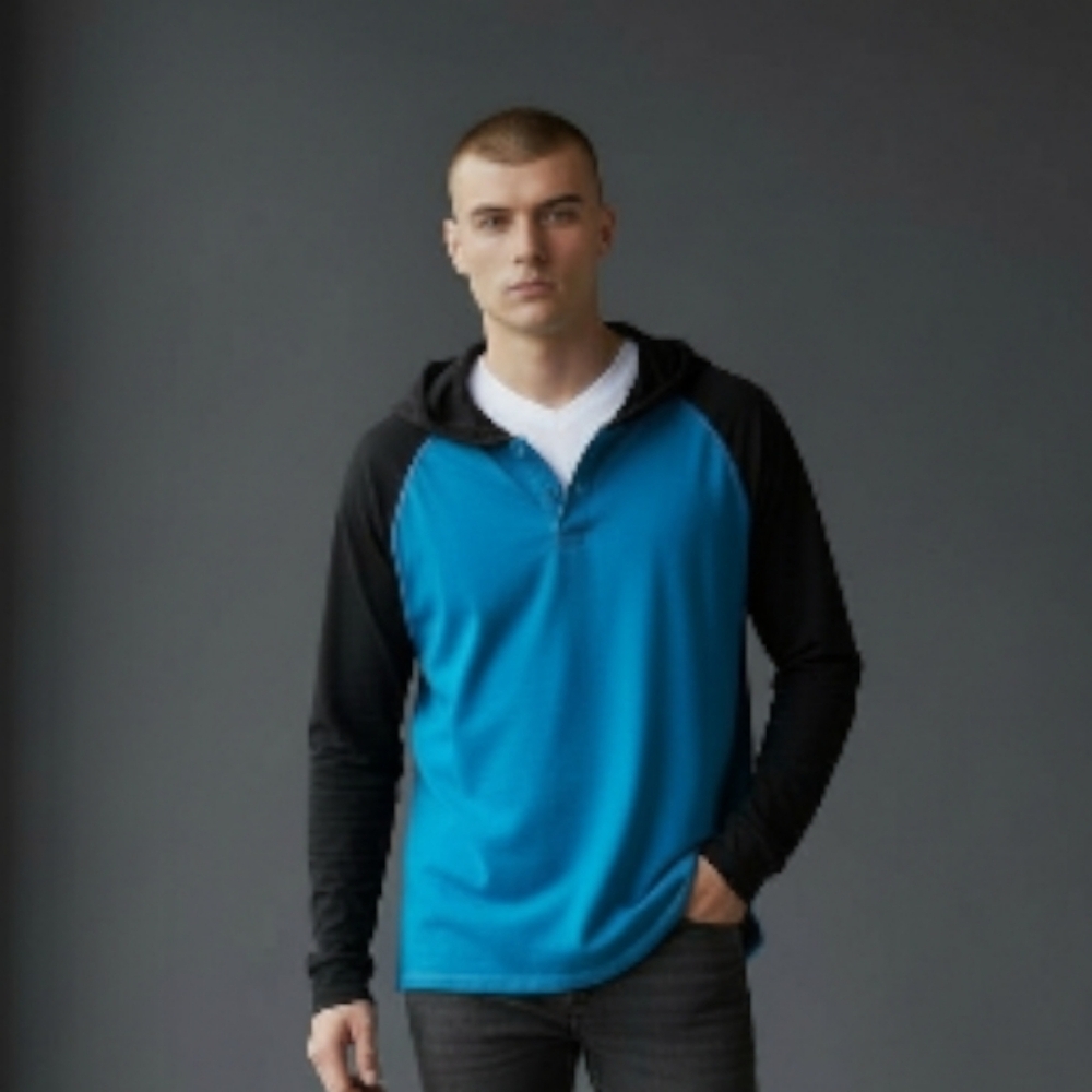 Wrangler Mens XL Hooded Long Sleeve Shirt PERFECT CASUAL WINTER ATTIRE